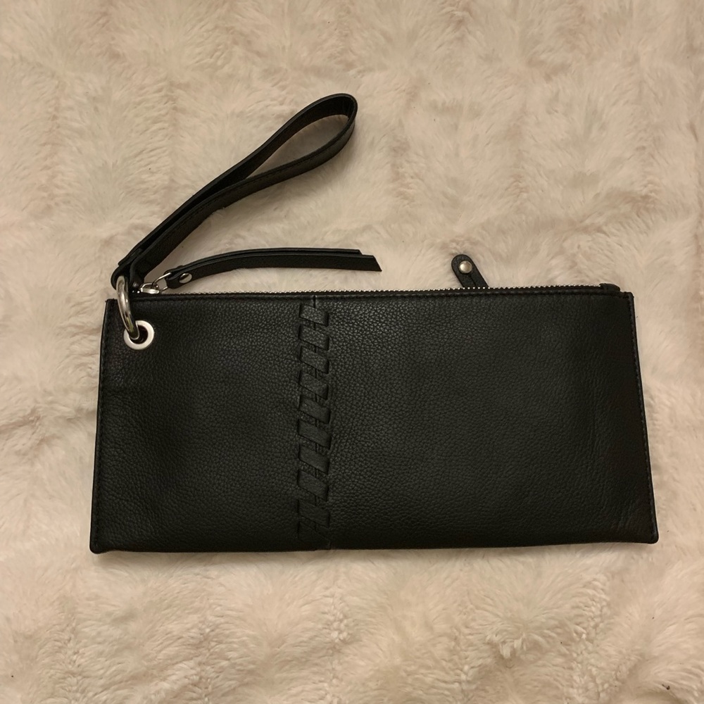 Rachel Roy leather wristlet